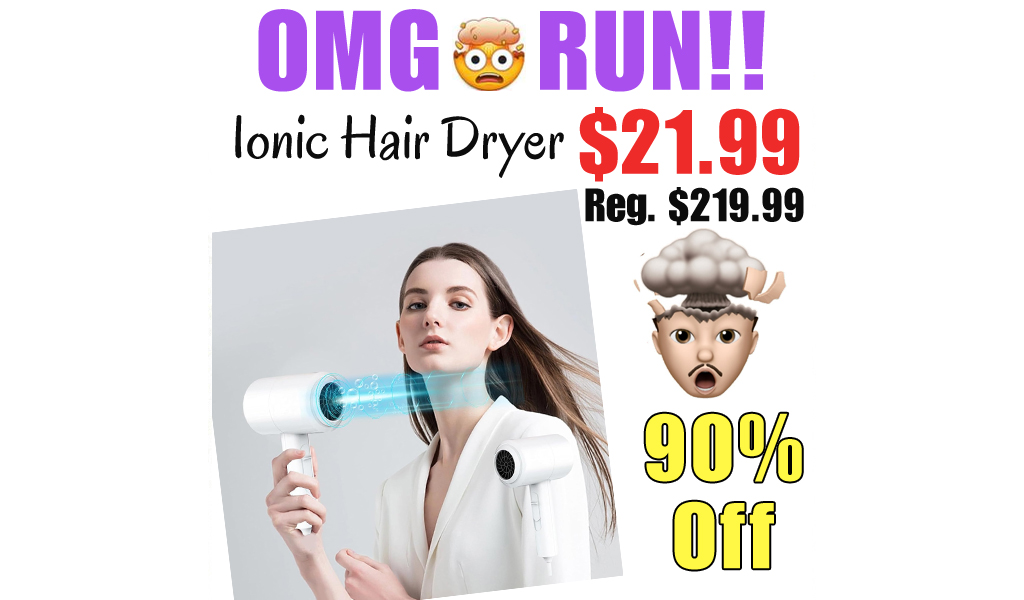 Ionic Hair Dryer Only $21.99 Shipped on Amazon (Regularly $219.99)