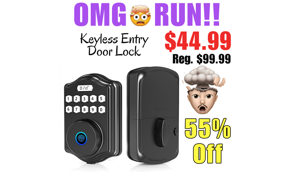 Keyless Entry Door Lock Only $44.99 Shipped on Amazon (Regularly $99.99)