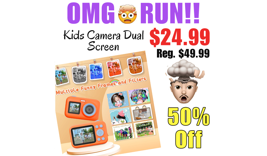 Kids Camera Dual Screen Only $24.99 Shipped on Amazon (Regularly $49.99)