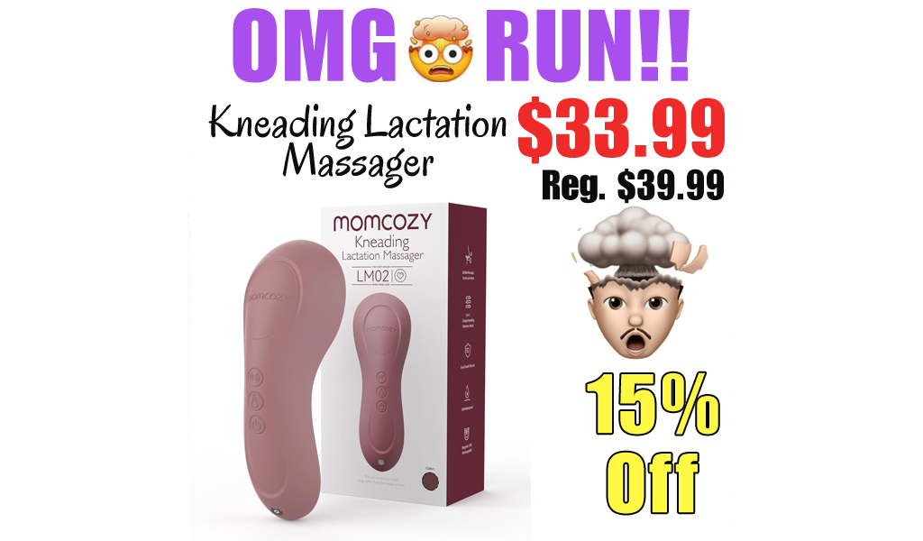 Kneading Lactation Massager Only $33.99 Shipped on Amazon (Regularly $39.99)
