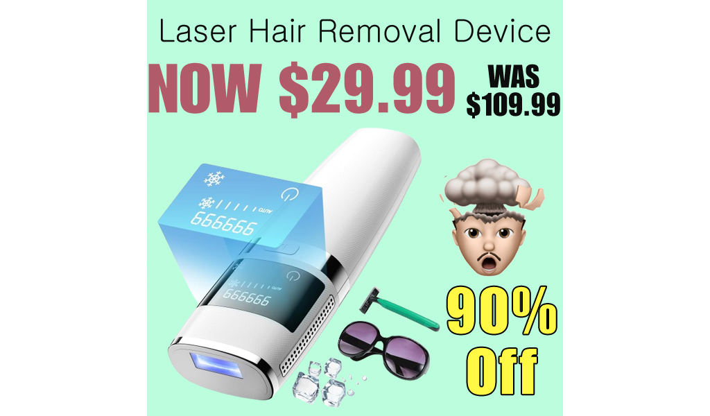Laser Hair Removal Device Only $29.99 Shipped on Amazon (Regularly $109.99)