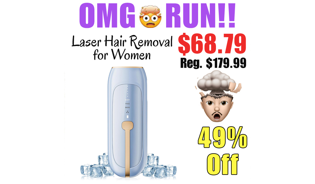Laser Hair Removal for Women Only $68.79 Shipped on Amazon (Regularly $179.99)