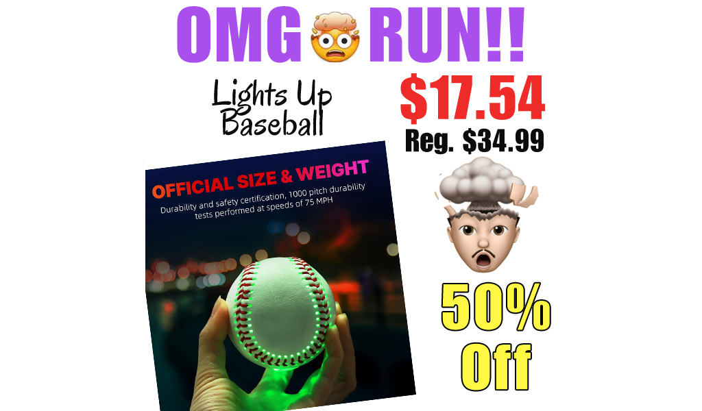 Lights Up Baseball Only $17.54 Shipped on Amazon (Regularly $34.99)