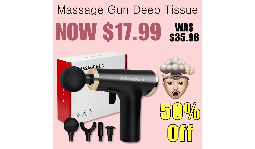 Massage Gun Deep Tissue Only $17.99 Shipped on Amazon (Regularly $35.98)