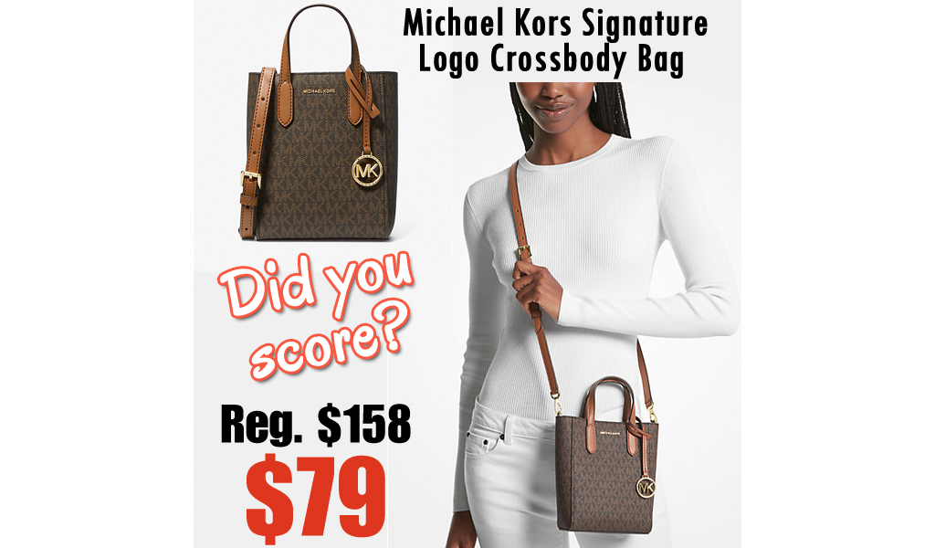 Michael Kors Signature Logo Crossbody Bag Only $79 Shipped (Regularly $158)