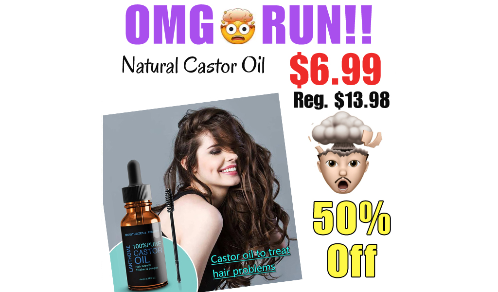 Natural Castor Oil Only $6.99 Shipped on Amazon (Regularly $13.98)