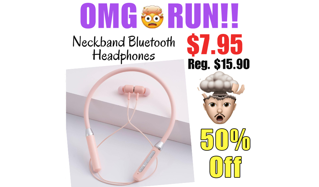 Neckband Bluetooth Headphones Only $22.99 Shipped on Amazon (Regularly $15.90)