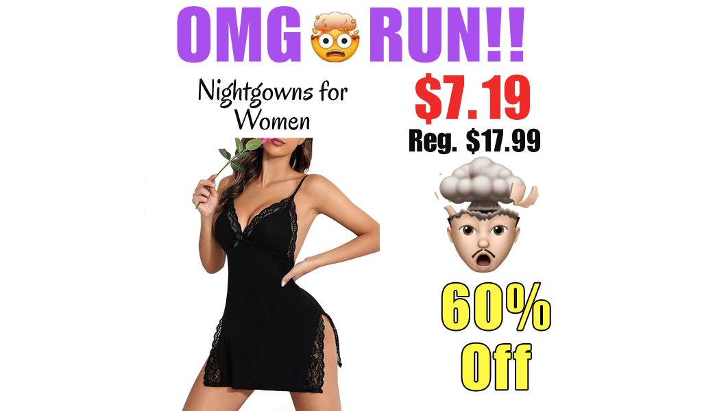 Nightgowns for Women Only $7.19 Shipped on Amazon (Regularly $17.99)