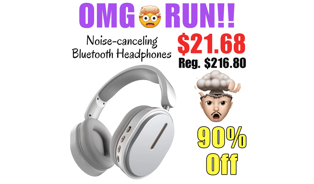 Noise-canceling Bluetooth Headphones Only $21.68 Shipped on Amazon (Regularly $216.80)