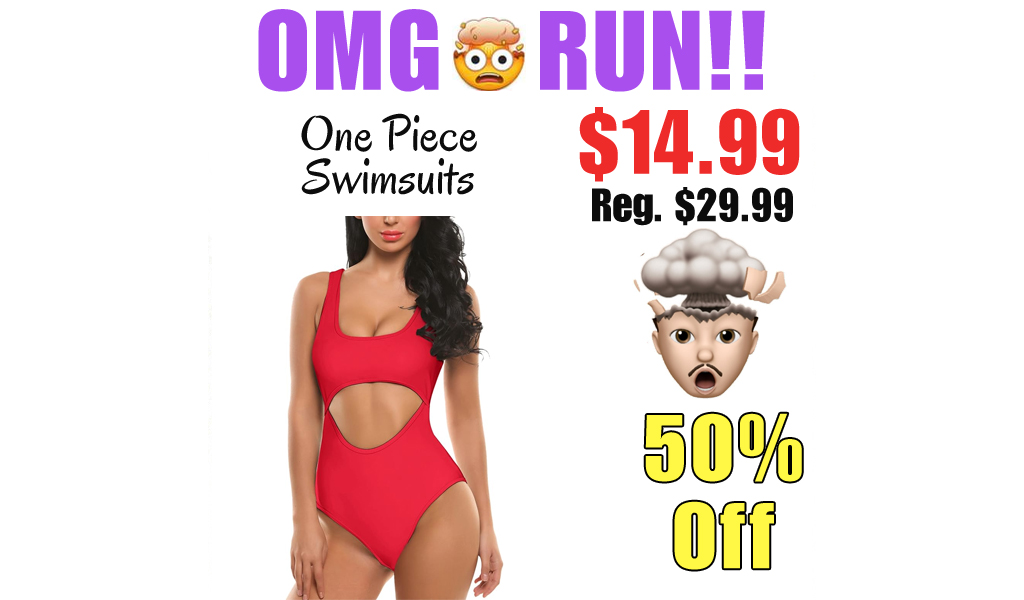 One Piece Swimsuits Only $14.99 Shipped on Amazon (Regularly $29.99)