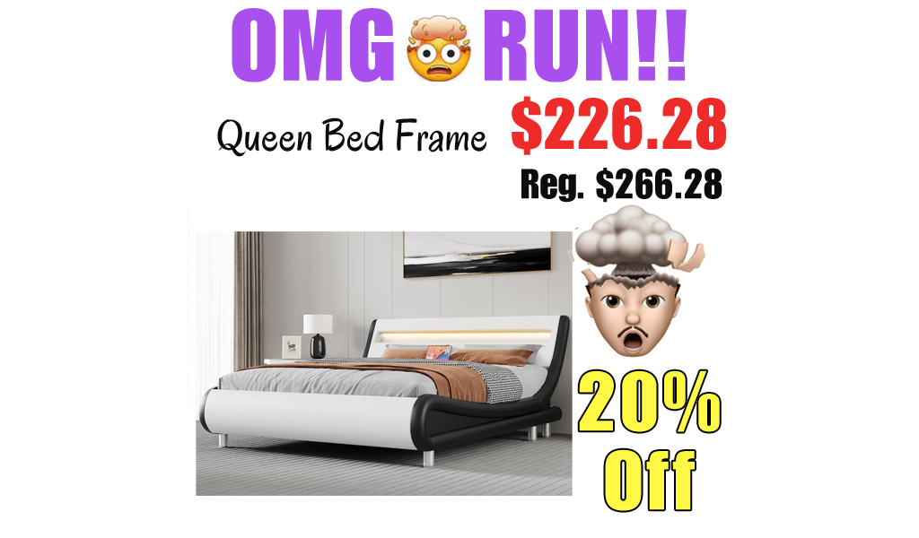 Queen Bed Frame Only $226.28 Shipped on Amazon (Regularly $266.28)