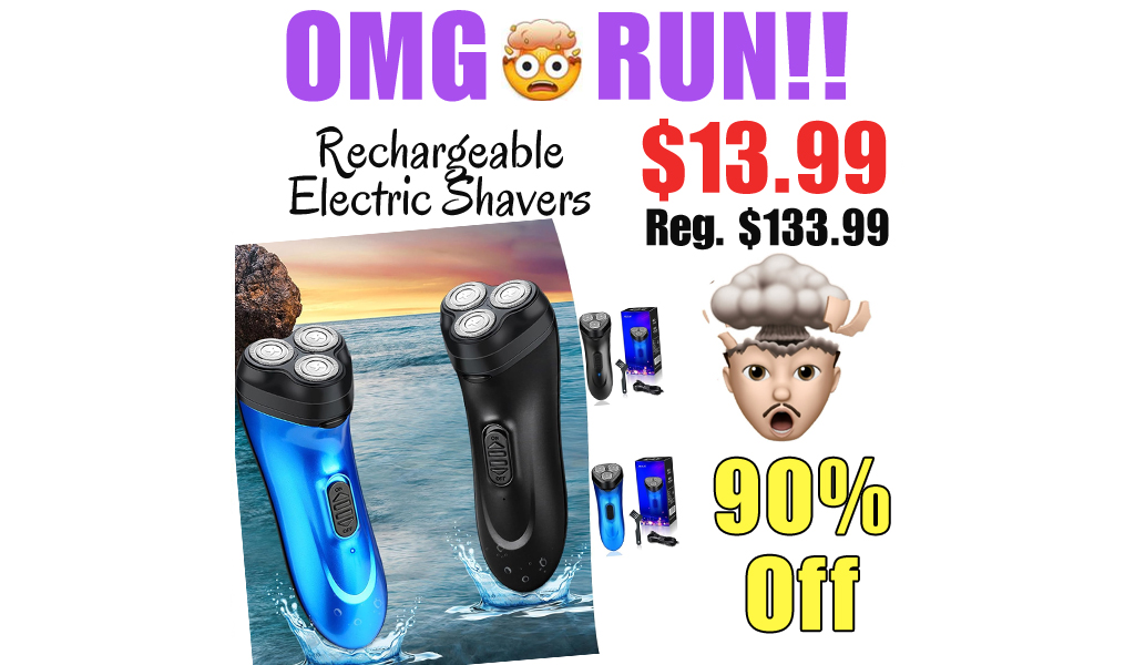 Rechargeable Electric Shavers Only $13.99 Shipped on Amazon (Regularly $133.99)