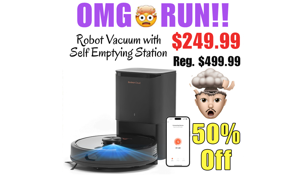 Robot Vacuum with Self Emptying Station Only $249.99 Shipped on Amazon (Regularly $499.99)