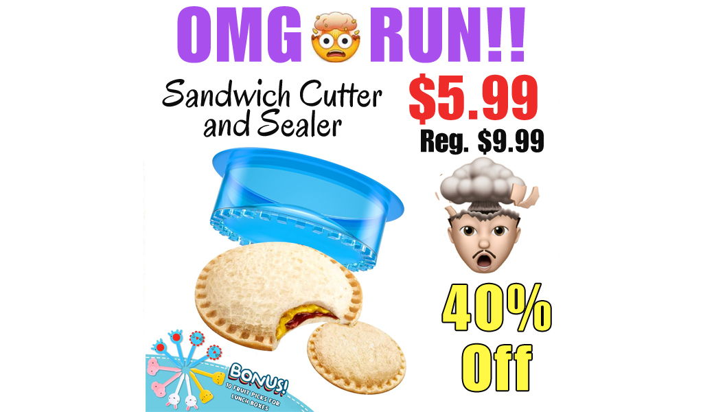 Sandwich Cutter and Sealer Only $5.99 Shipped on Amazon (Regularly $9.99)