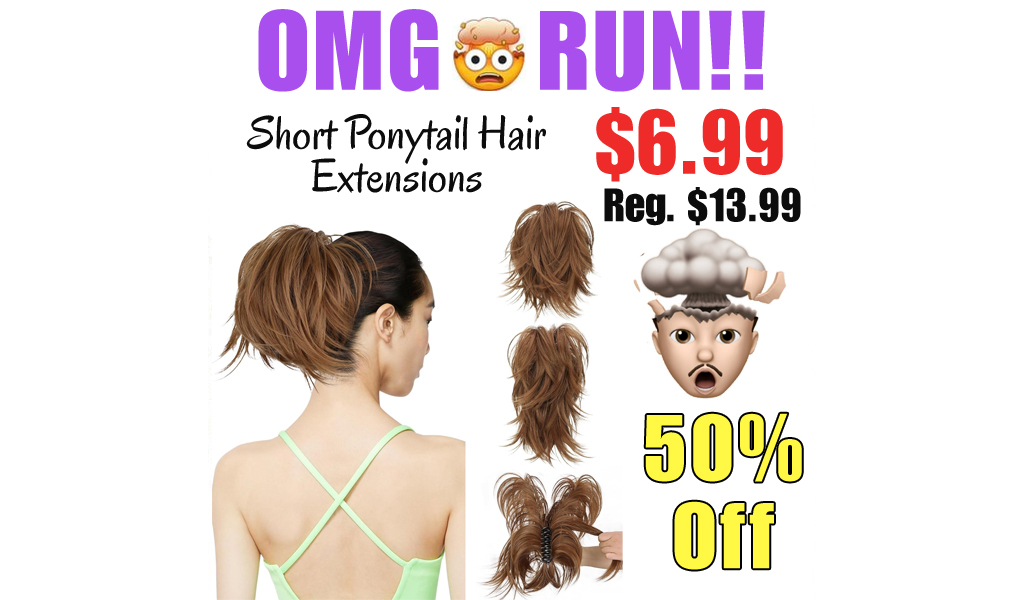 Short Ponytail Hair Extensions Only $6.99 Shipped on Amazon (Regularly $13.99)