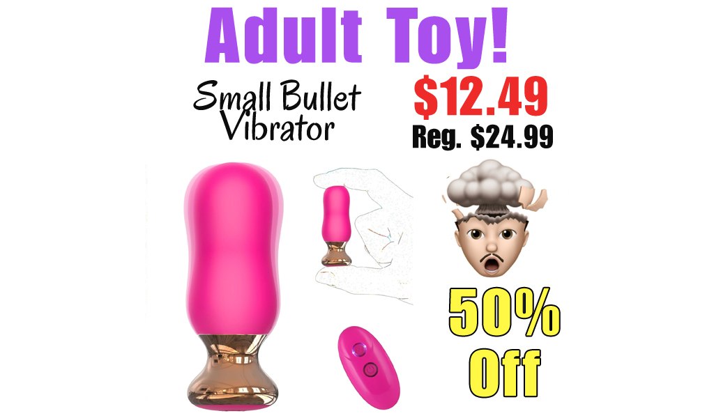 Small Bullet Vibrator Only $12.49 Shipped on Amazon (Regularly $24.99)