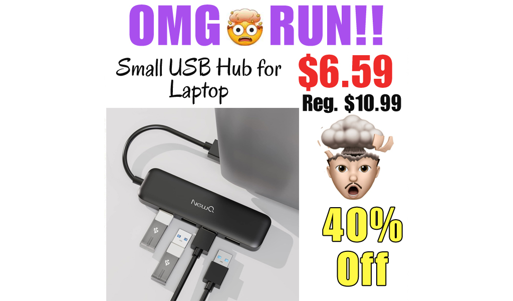 Small USB Hub for Laptop Only $6.59 Shipped on Amazon (Regularly $10.99)