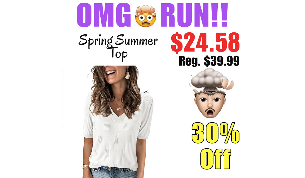 Spring Summer Top Only $24.58 Shipped on Amazon (Regularly $39.99)