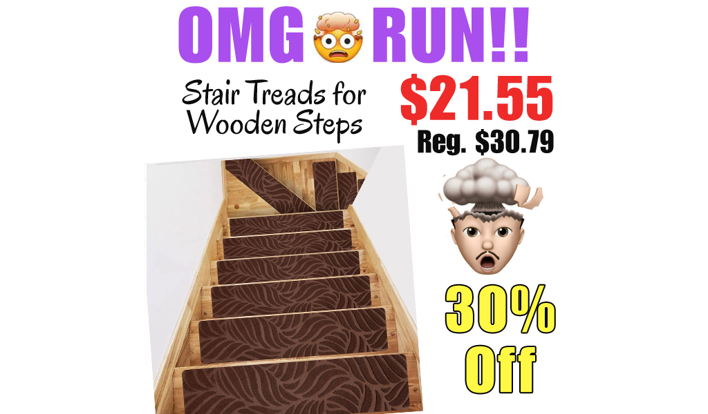 Stair Treads for Wooden Steps Only $21.55 Shipped on Amazon (Regularly $30.79)
