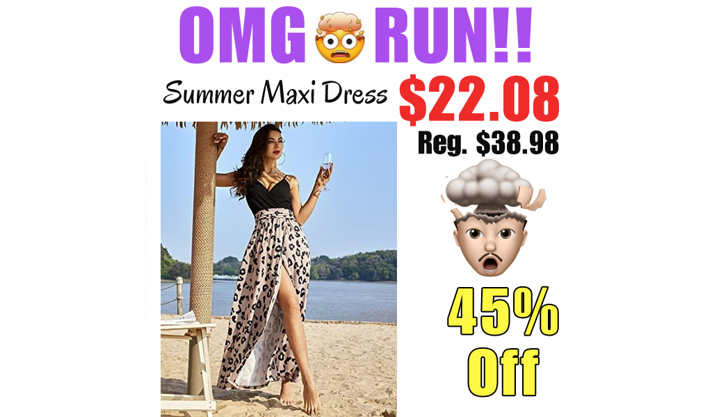 Summer Maxi Dress Only $22.08 Shipped on Amazon (Regularly $38.98)