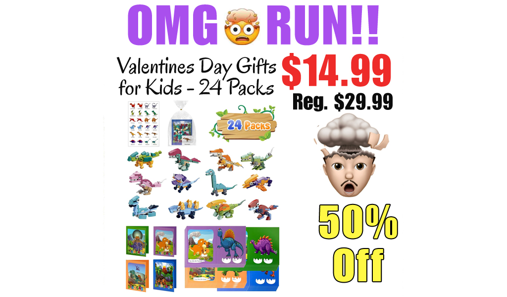 Valentines Day Gifts for Kids - 24 Packs Only $14.99 Shipped on Amazon (Regularly $29.99)