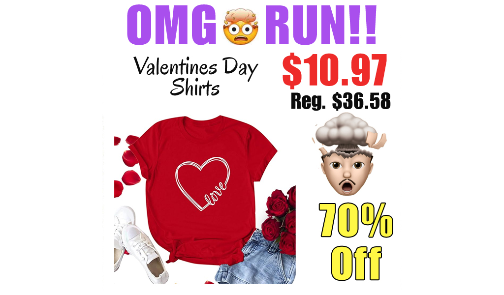 Valentines Day Shirts Only $10.97 Shipped on Amazon (Regularly $36.58)