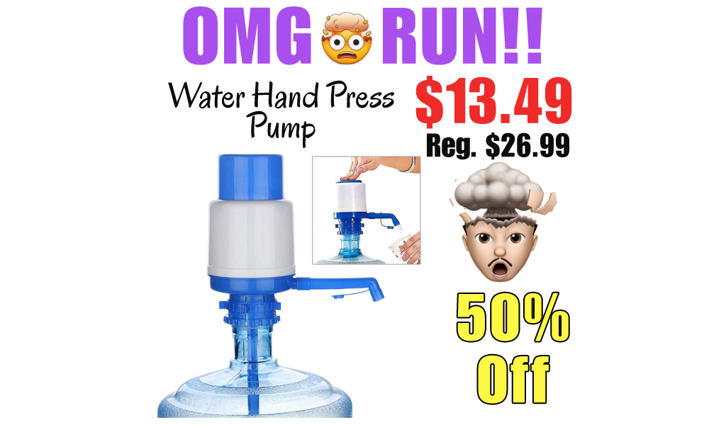 Water Hand Press Pump Only $13.49 Shipped on Amazon (Regularly $26.99)