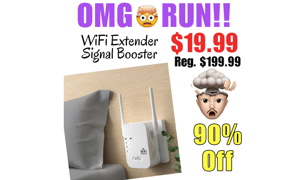 WiFi Extender Signal Booster Only $19.99 Shipped on Amazon (Regularly $199.99)