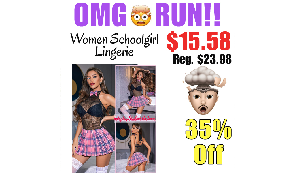 Women Schoolgirl Lingerie Only $15.58 Shipped on Amazon (Regularly $23.98)