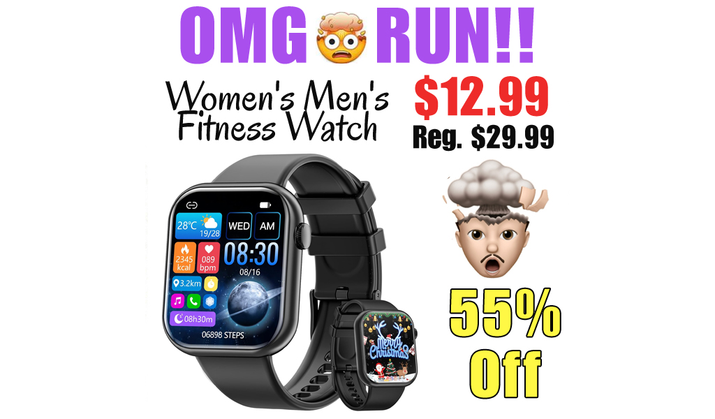 Women's Men's Fitness Watch Only $12.99 Shipped on Amazon (Regularly $29.99)