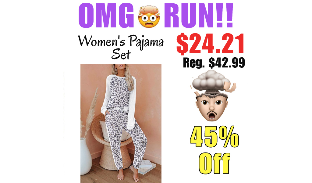 Women's Pajama Set Only $24.21 Shipped on Amazon (Regularly $42.99)