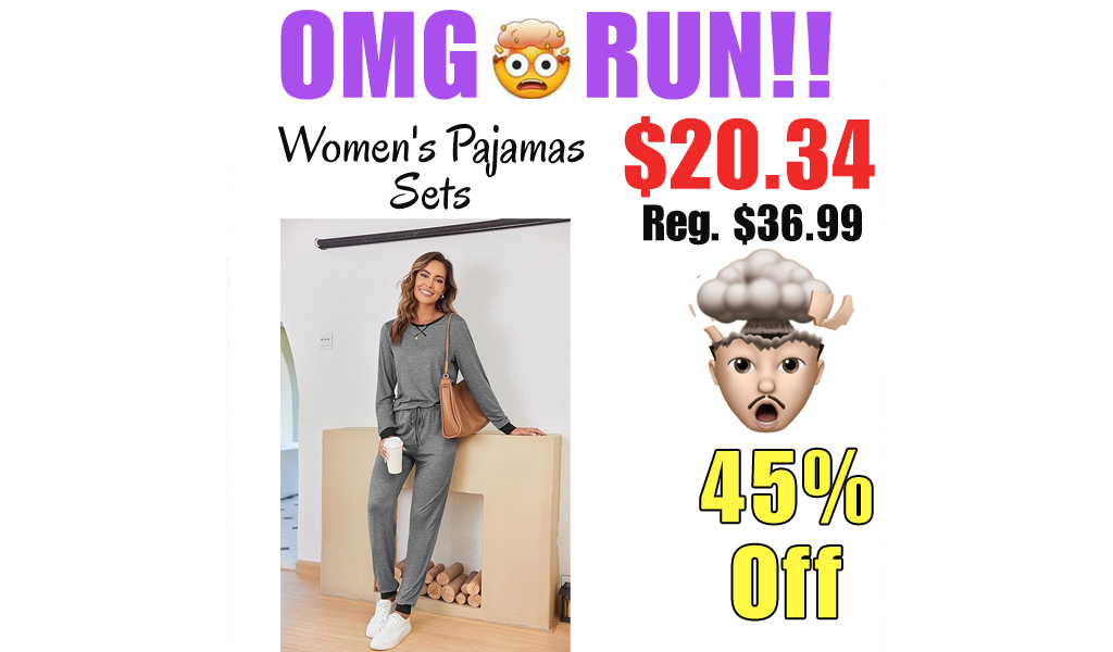 Women's Pajamas Sets Only $20.34 Shipped on Amazon (Regularly $36.99)