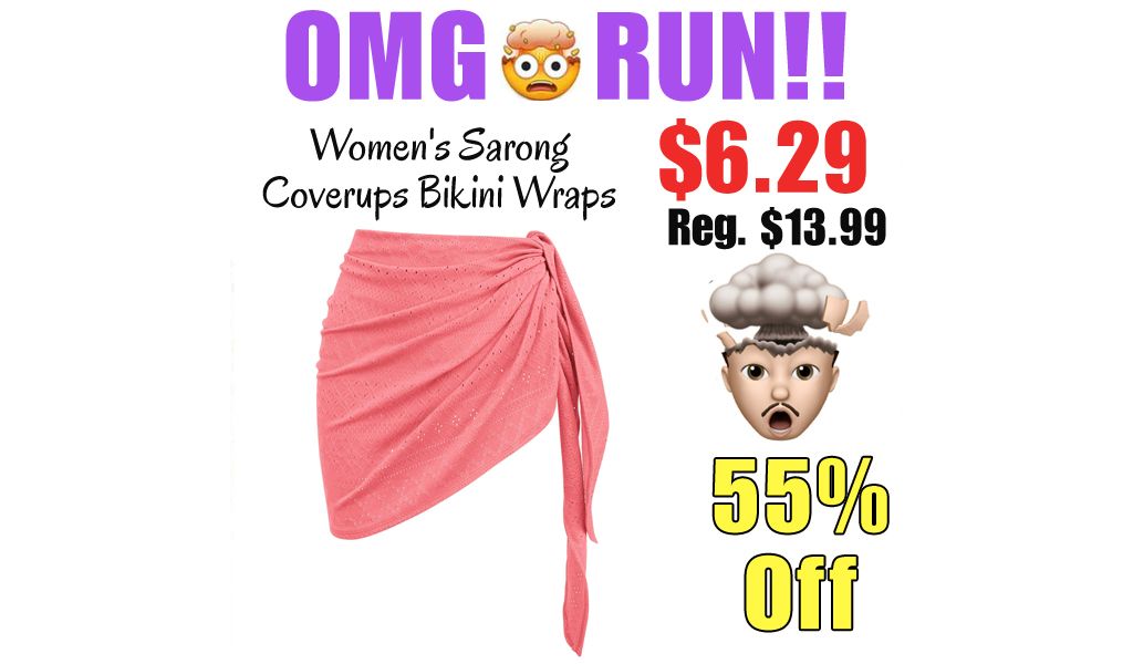 Women's Sarong Coverups Bikini Wraps Only $6.29 Shipped on Amazon (Regularly $13.99)