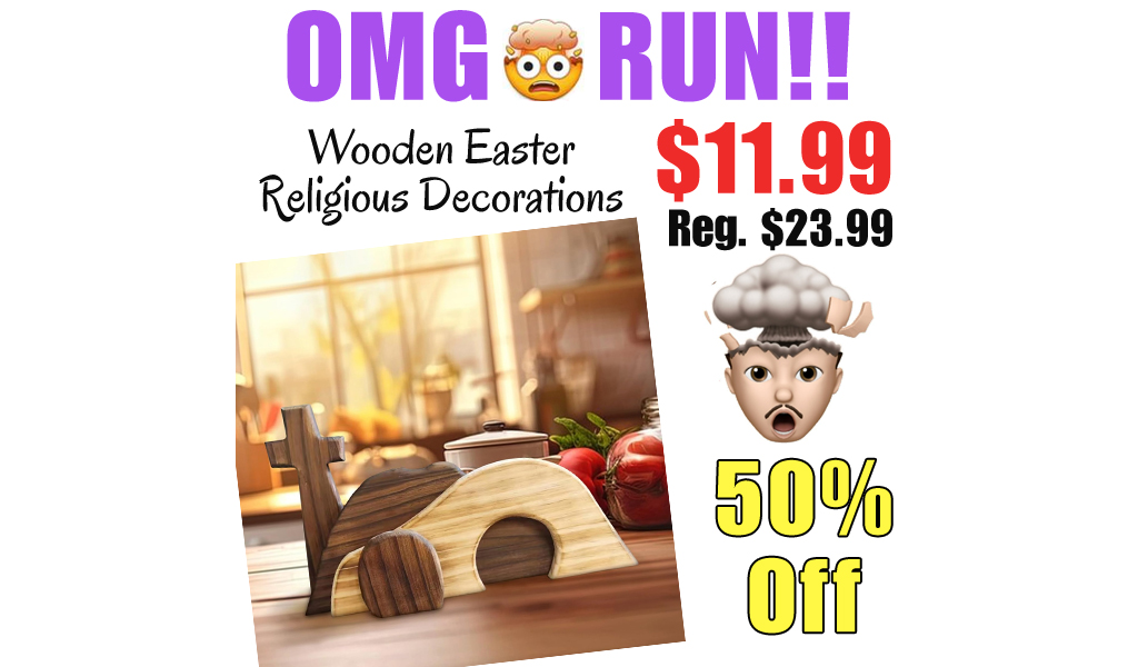 Wooden Easter Religious Decorations Only $11.99 Shipped on Amazon (Regularly $23.99)