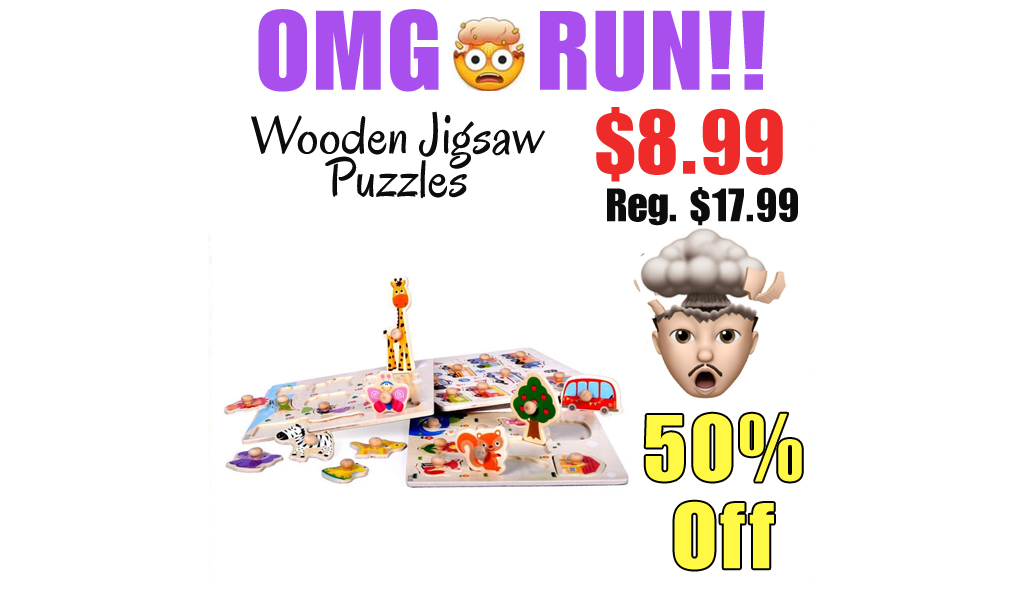 Wooden Jigsaw Puzzles Only $8.99 Shipped on Amazon (Regularly $17.99)