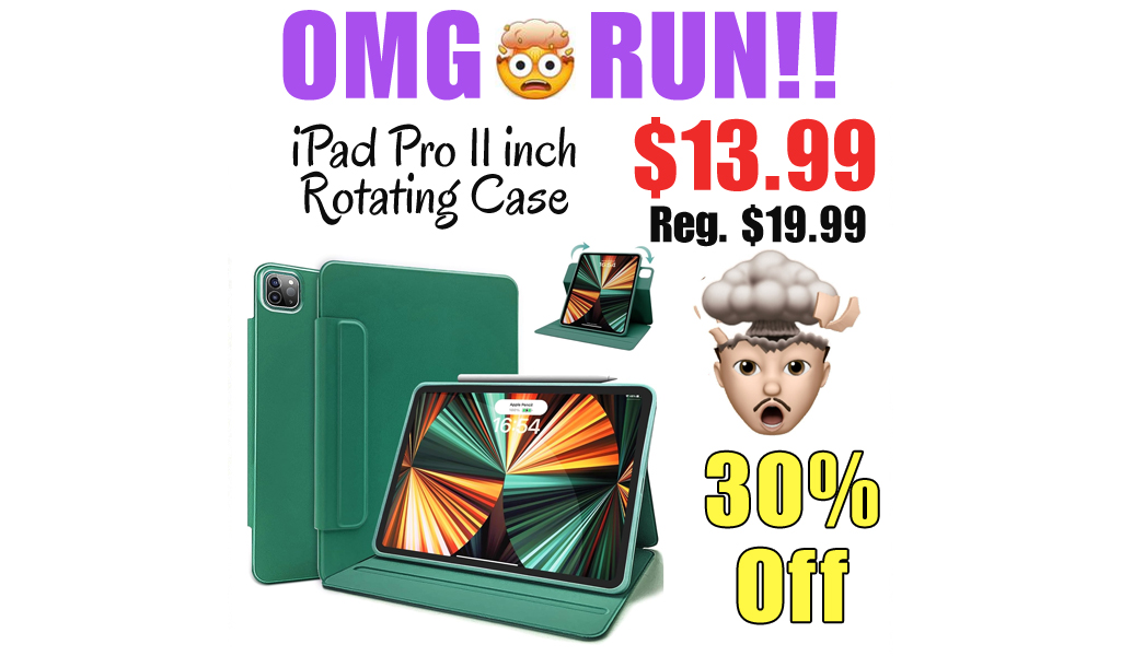 iPad Pro 11 inch Rotating Case Only $13.99 Shipped on Amazon (Regularly $19.99)