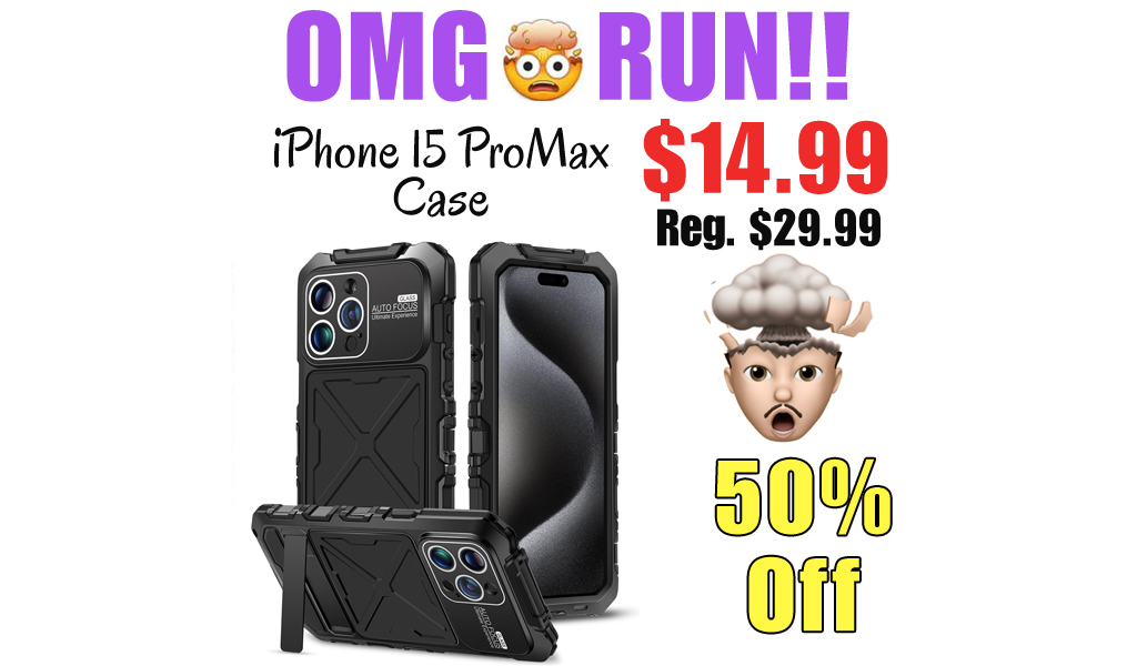 iPhone 15 ProMax Case Only $14.99 Shipped on Amazon (Regularly $29.99)