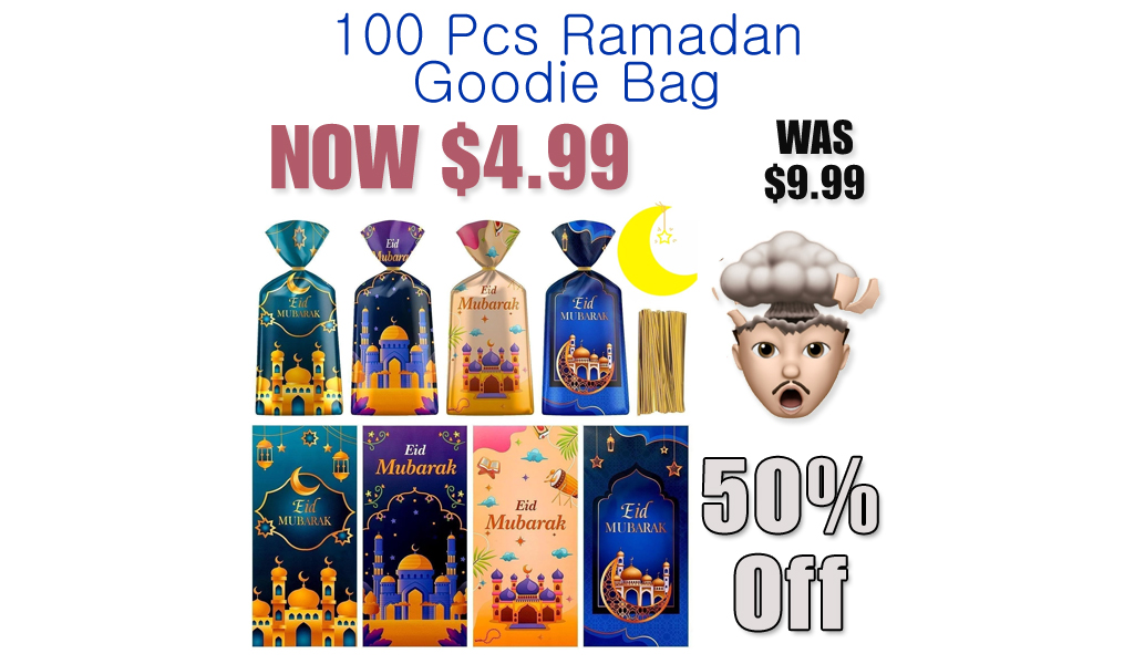 100 Pcs Ramadan Goodie Bag JUST $4.99 on Amazon (Regularly $9.99)