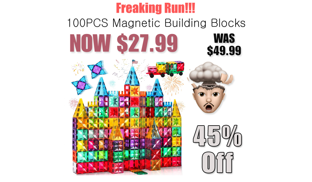 100PCS Magnetic Building Blocks Just $27.99 on Amazon (Reg. $49.99)