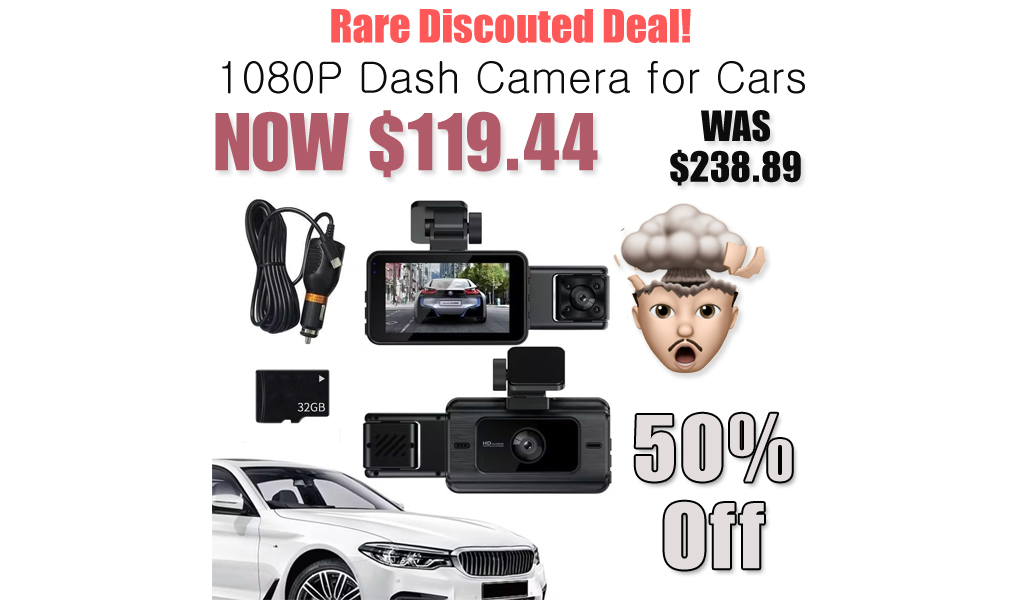 1080P Dash Camera for Cars Only $119.44 Shipped on Amazon (Regularly $238.89)