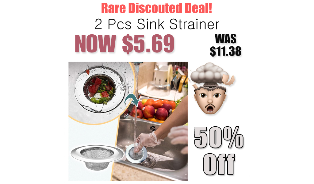 2 Pcs Sink Strainer Only $5.69 Shipped on Amazon (Regularly $11.38)
