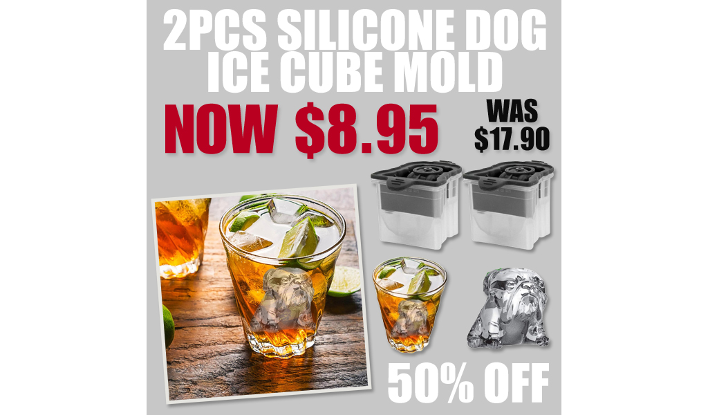 2Pcs Silicone Dog Ice Cube Mold Only $8.95 Shipped on Amazon (Regularly $17.90)