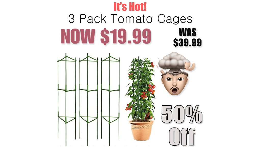 3 Pack Tomato Cages Only $19.99 Shipped on Amazon (Regularly $39.99)