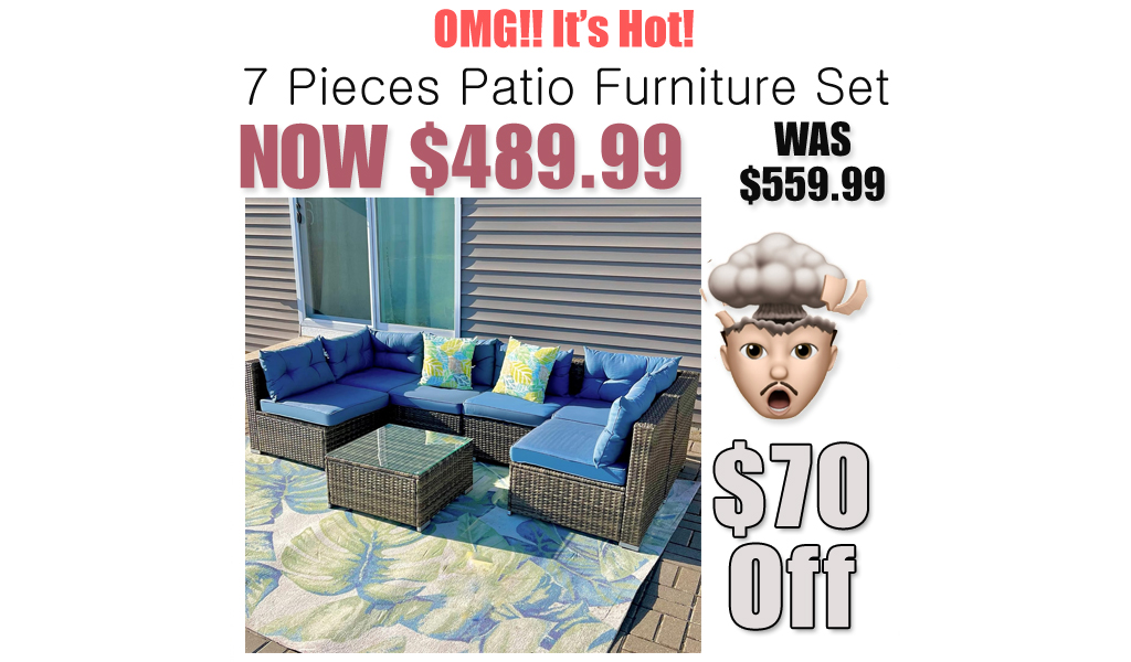 7 Pieces Patio Furniture Set Just $489.99 on Amazon (Reg. $559.99)