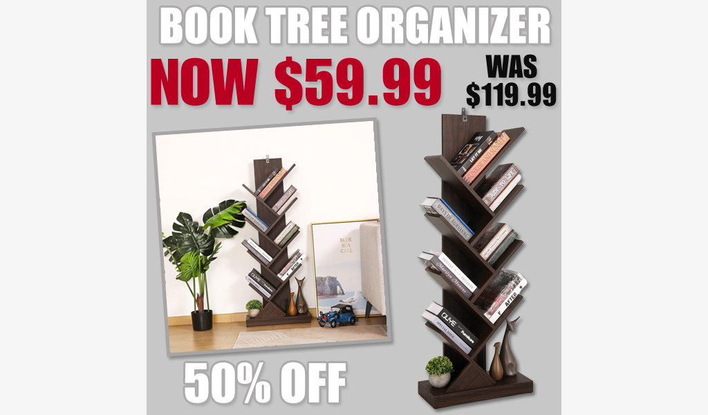 Book Tree Organizer Only $59.99 Shipped on Amazon (Regularly $119.99)