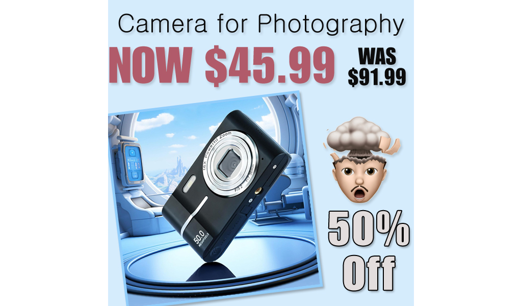 Camera for Photography Only $45.99 Shipped on Amazon (Regularly $91.99)