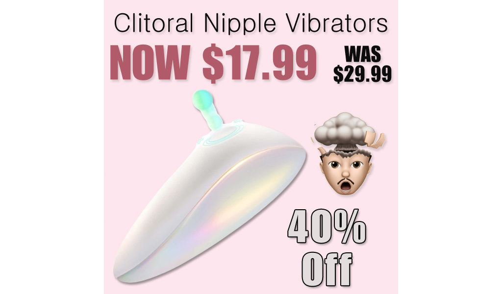 Clitoral Nipple Vibrators Only $17.99 Shipped on Amazon (Regularly $29.99)