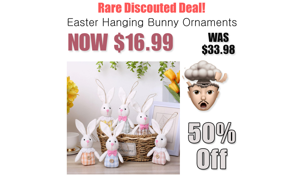Easter Hanging Bunny Ornaments Only $16.99 Shipped on Amazon (Regularly $33.98)