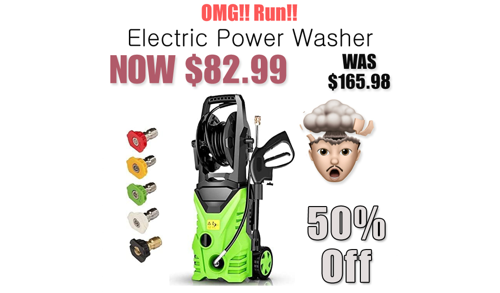 Electric Power Washer Only $82.99 Shipped on Amazon (Regularly $165.98)