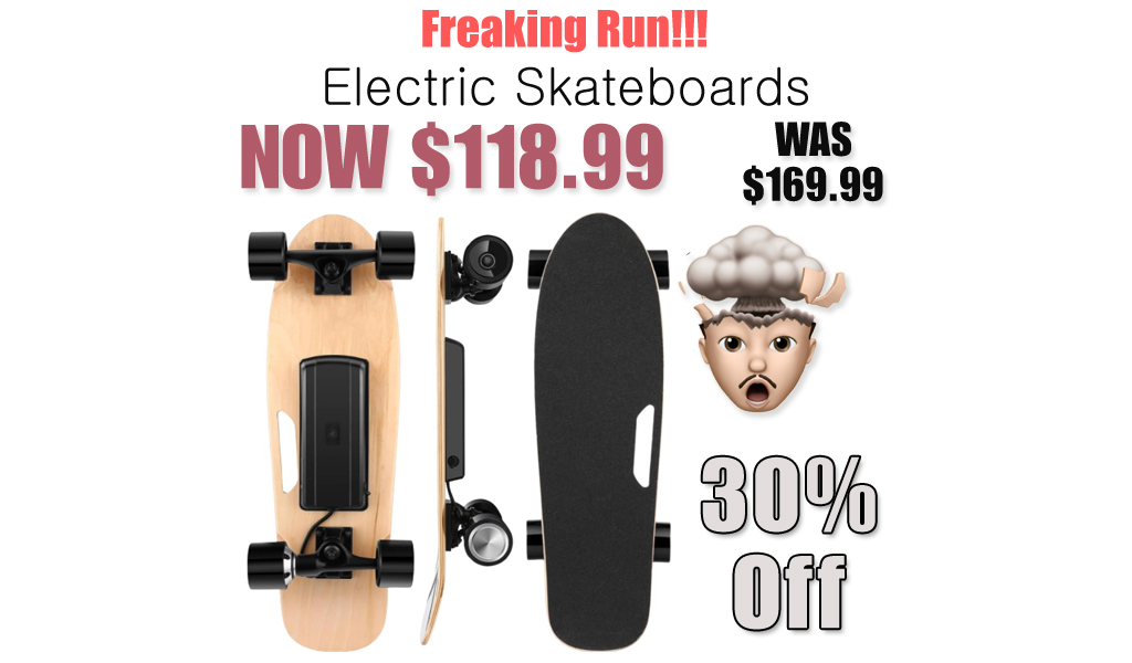 Electric Skateboards Just $118.99 on Amazon (Reg. $169.99)